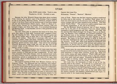 (Text Page) Utah.