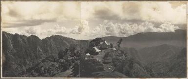 Views around Dilava [panorama of the mission] Frank Hurley