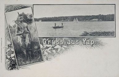 Gruss aus Yap (from Albert Ellis Ocean Island Photograph Album)