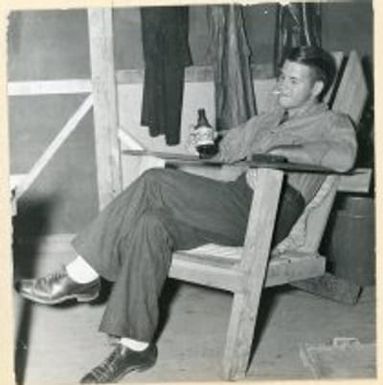 J.L. Bennick relaxing