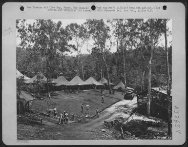 View of Detachment area. Oro Bay, Papua, New Guinea. (U.S. Air Force Number A54946AC)