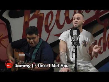 Sammy Johnson with 'Since I Met You' live in the Niu Rec Studio