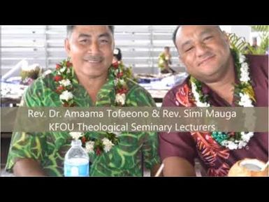 Sunday Session with Rev. Sepulona Tanuvasa & Tuila'epa Su'a F. Su'a. 1/26/2020