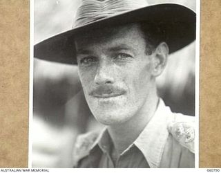 POM POM VALLEY, NEW GUINEA. 1943-11-27. SX1741 CAPTAIN R. J. S. SEDDON, STAFF CAPTAIN, 18TH AUSTRALIAN INFANTRY BRIGADE