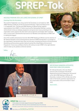SPREP-Tok : Issue 79. September, 2021.