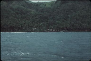 Nade and Toagese villages, on the coastline between Salamo and Mapamoiwa (2) : Fergusson Island, D'Entrecasteaux Islands, Papua New Guinea, 1956 / Terence and Margaret Spencer