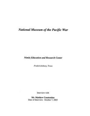 Oral History Interview with Matthew Constantino, October 7, 2005