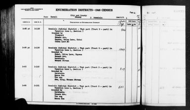 1940 Census Enumeration District Descriptions - Hawaii - Honolulu County - ED 2-158, ED 2-159, ED 2-160, ED 2-161