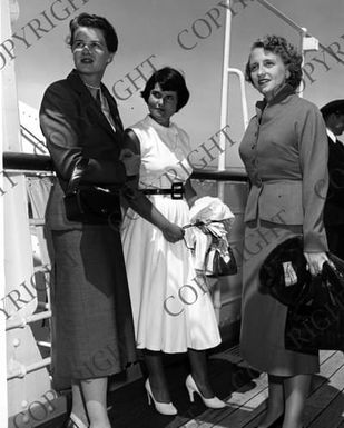 Margaret Truman on Board the Liner President Cleveland