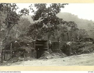 KAKAKOG, FINSCHHAFEN AREA, NEW GUINEA. 1944-03-20. ONE OF THE JAPANESE PILLBOXES AT KAKAKOG, AN OPERATIONAL AREA OF HEADQUARTERS, 2ND AUSTRALIAN CORPS