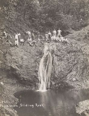 Papaseea Sliding Rock. From the album: Photographs of Apia, Samoa