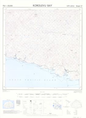 Fiji 1:50,000: Korolevu Bay (Sheet Viti Levu 17)