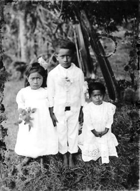 Three children