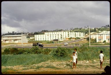 Flats near Raiwaqa Primary School, 1971