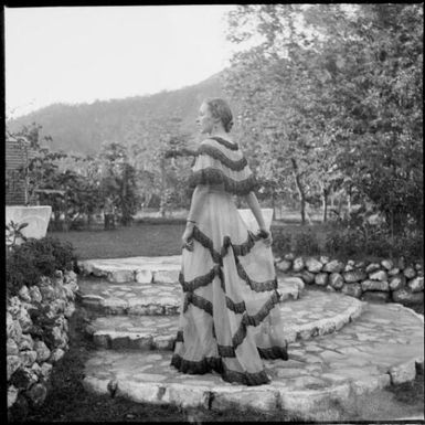 Portrait of Ruth McNicholl, daughter in law of New Guinea's Administrator at Malaguna Road, Rabaul, New Guinea, ca. 1936, 2 / Sarah Chinnery