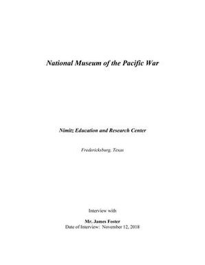 Oral History Interview with James Foster, November 12, 2018