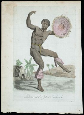 [Webber, John], 1751?-1793 :Danseur des iles Sandwich [ca 1840?]