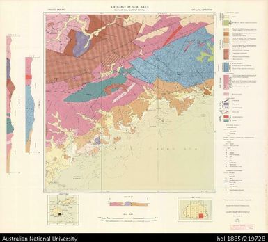 Fiji, Viti Levu, Geology of Mau Area, GS 430, Sheet 19, 1:50 000, 1967