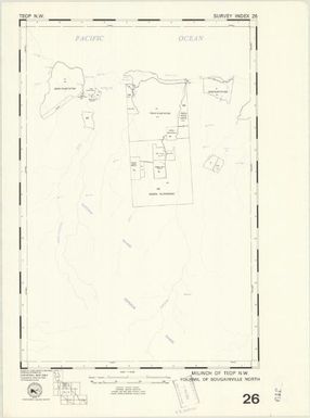 Milinch of ... : fourmil of ... (26 - Fourmil of Bougainville North - Milinch of Teop NW)