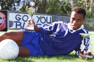 Solomon Islands football player Batram Suri