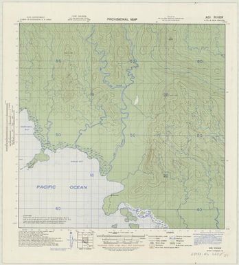 New Britain, provisional map (Adi River)