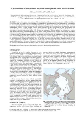 A plan for the eradication of invasive alien species from Arctic islands