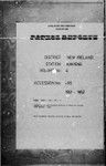 Patrol Reports. New Ireland District, Kavieng, 1951 - 1952