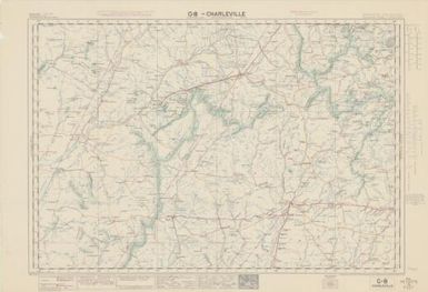 Australian aeronautical map: Charleville (Sheet G8)