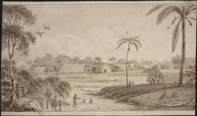 [View in Tahiti] [J.W. Lewin]