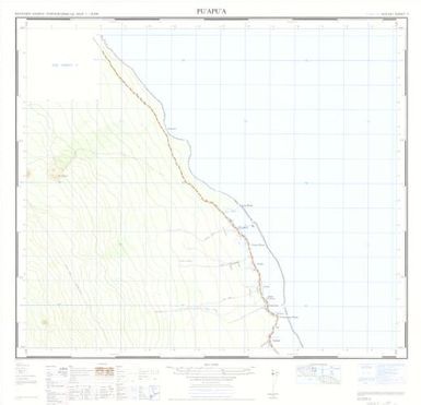 Western Samoa topographical map 1:20,000: Pu'apu'a (Sheet 9)