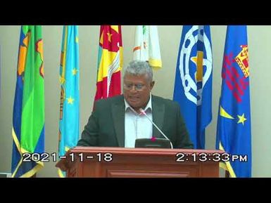 2ND JOINT SESSION 11TH OEK THURSDAY, NOVEMBER 18, 2021