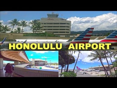 ALOHA FROM HONOLULU AIRPORT, HAWAII AUGUST 2023