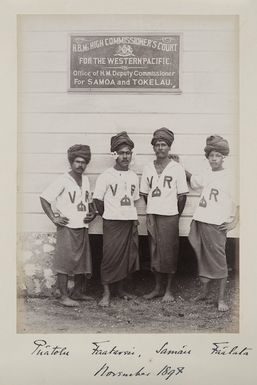 Four Samoan men, Samoa