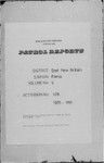 Patrol Reports. East New Britain District, Pomio, 1965 - 1966