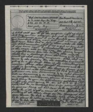 Margaret I. Saunders Correspondence, February 1945