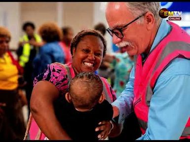 AIRLINE ASSISTS BABY