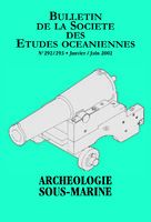 Bulletin de la Société des Études Océaniennes numéro 292-293
