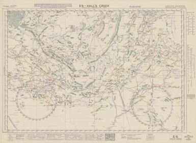 Australian aeronautical map: Hall's Creek (Sheet E5)