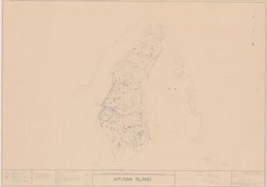 Aitutaki Island / mapped in 1975 by Photogrammetric Branch, H.O. Dept. of Lands & Survey