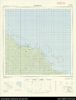 Solomon Islands, British Solomon Islands Protectorate, Choiseul, Series: X711, Sheet 6-156-11, 1971, 1:50 000