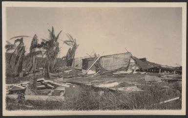 Hurricane damage at Labasa, December 1929