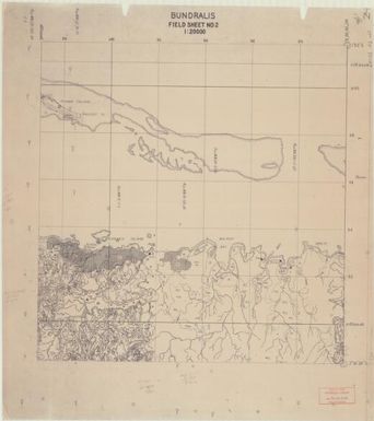 [Admiralty Islands 1:20,000 field sheet] (Bundralis field sheet 2)