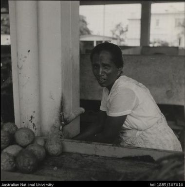 Woman at market