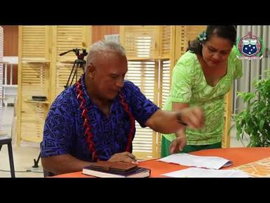 Sainigālima ‘o māliega tau tupe mō le Polōketi ‘o Ātina’e ‘o Itūmālō. (Aso Gafua, 24 Fepuari 2025)