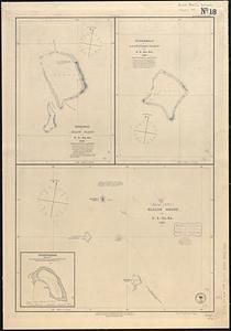 Funafuti or Ellice Island ; Nukufetau or De Peysters Island ; Ellice Group ; Nukulailai (Mitchell I.) from a sketch by Captain Peters of the German mercantile marine, 1876