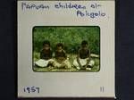 Papuan children at Poligolo, 1957