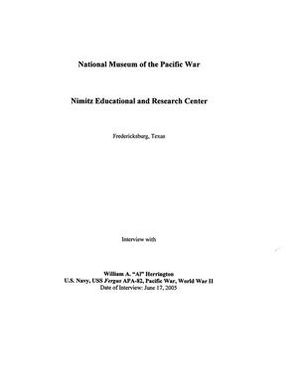 Oral History Interview with William A. Herrington, June 17, 2005