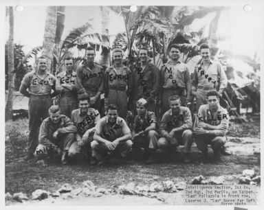 Intelligence Section, 1st Battalion, 2nd regiment, 2nd Marine Division