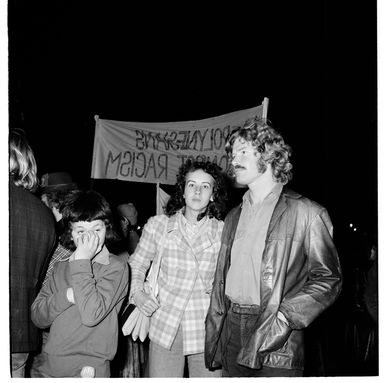 "Stop the Tour 1976" protest in Wellington