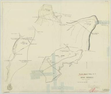 Map of Ford's Island, Oahu, H. T.